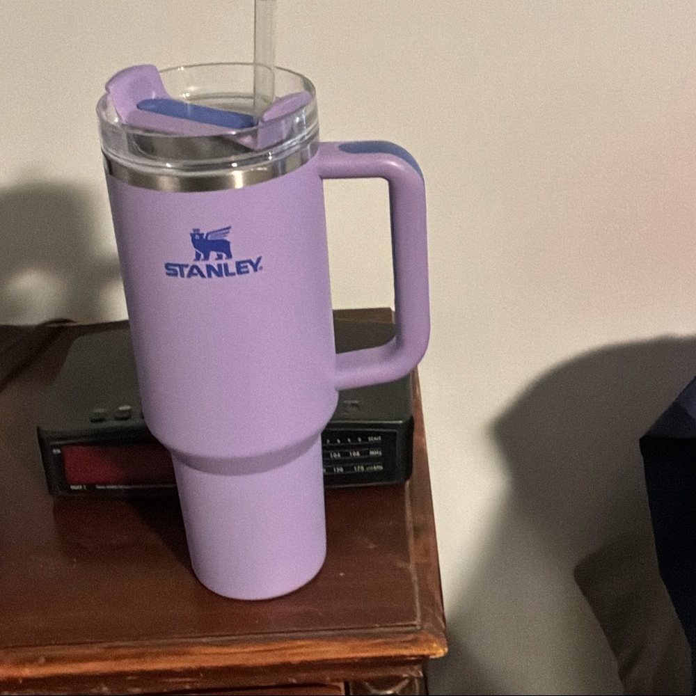 Stanley Lavender Travel Tumbler with Handle and Straw40 oz